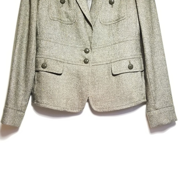 NWT Talbots Grace Fit Tweed Buttoned Blazer Jacket - Picture 5 of 8
